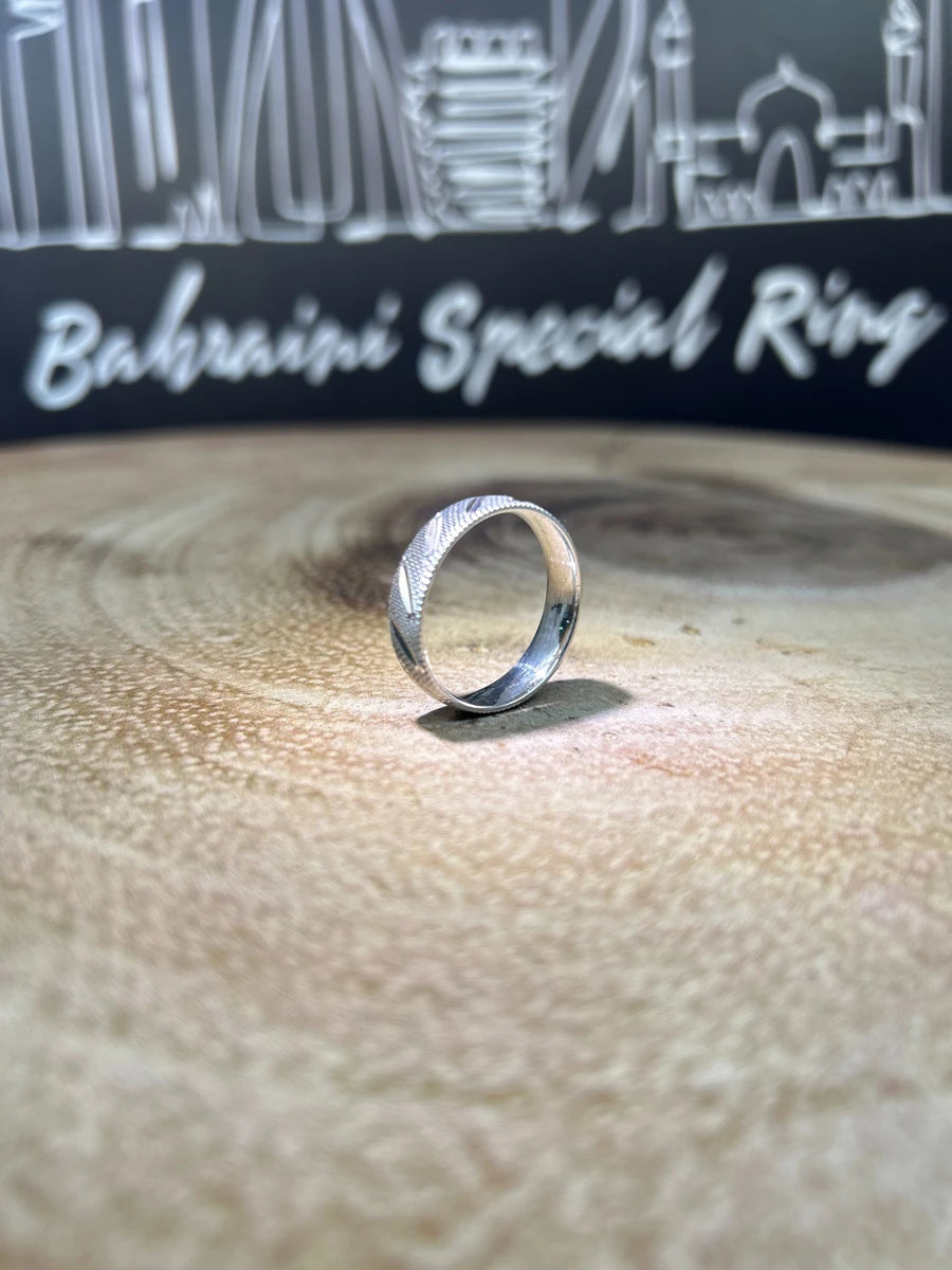 Engraved Cross line · Loose Stone — original BH Special Rings photograph