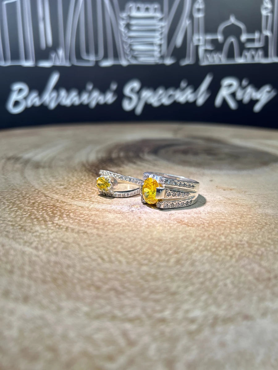 Yellow Topaz · Couple Rings — original BH Special Rings photograph