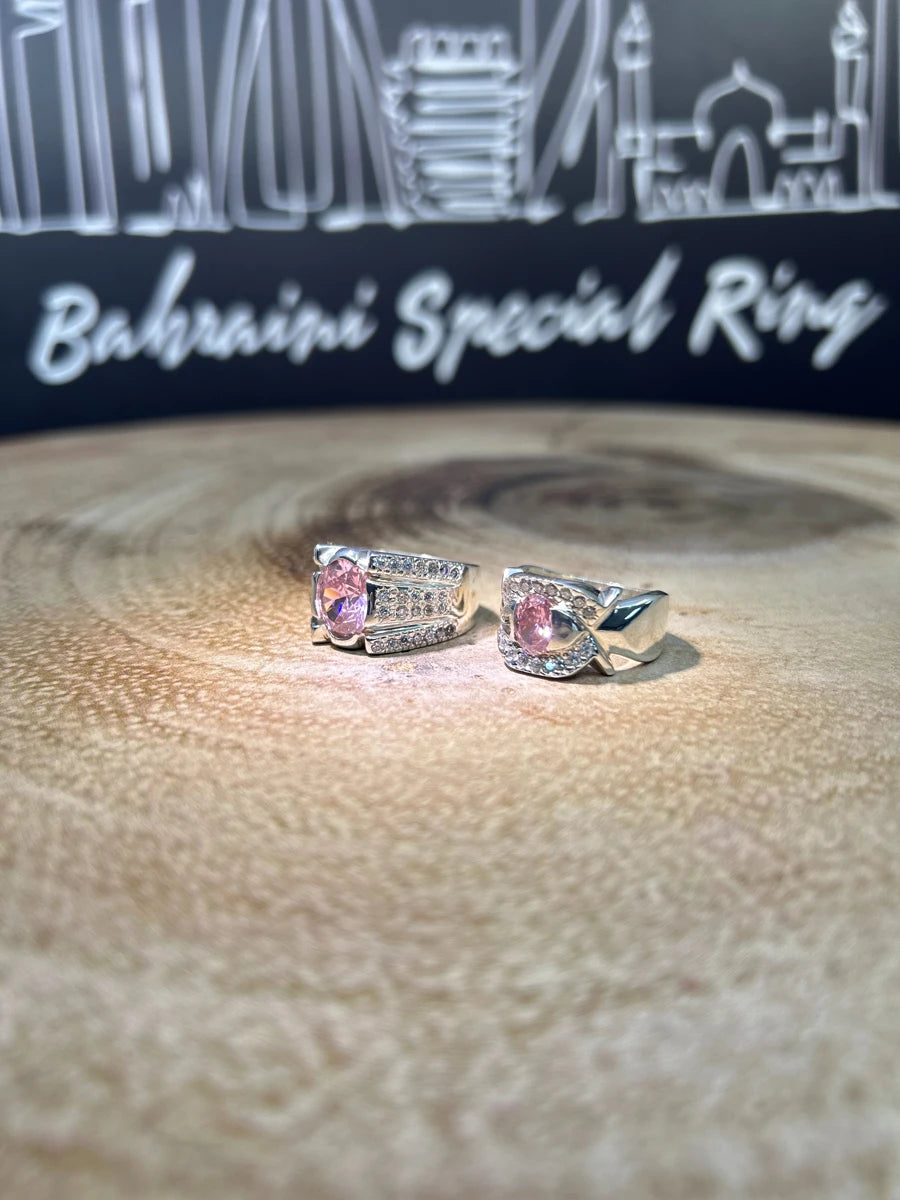 Pink Zircon · Couple Rings — original BH Special Rings photograph