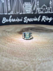 Natural Emerald (Moisssanite on sides) · Ring — original Instagram view 2