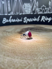 Natural Ruby (Zircons on sided ) · Ring — original Instagram view 3