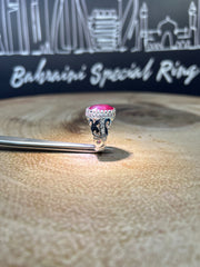 Natural Ruby (Zircons on sided ) · Ring — original Instagram view 4