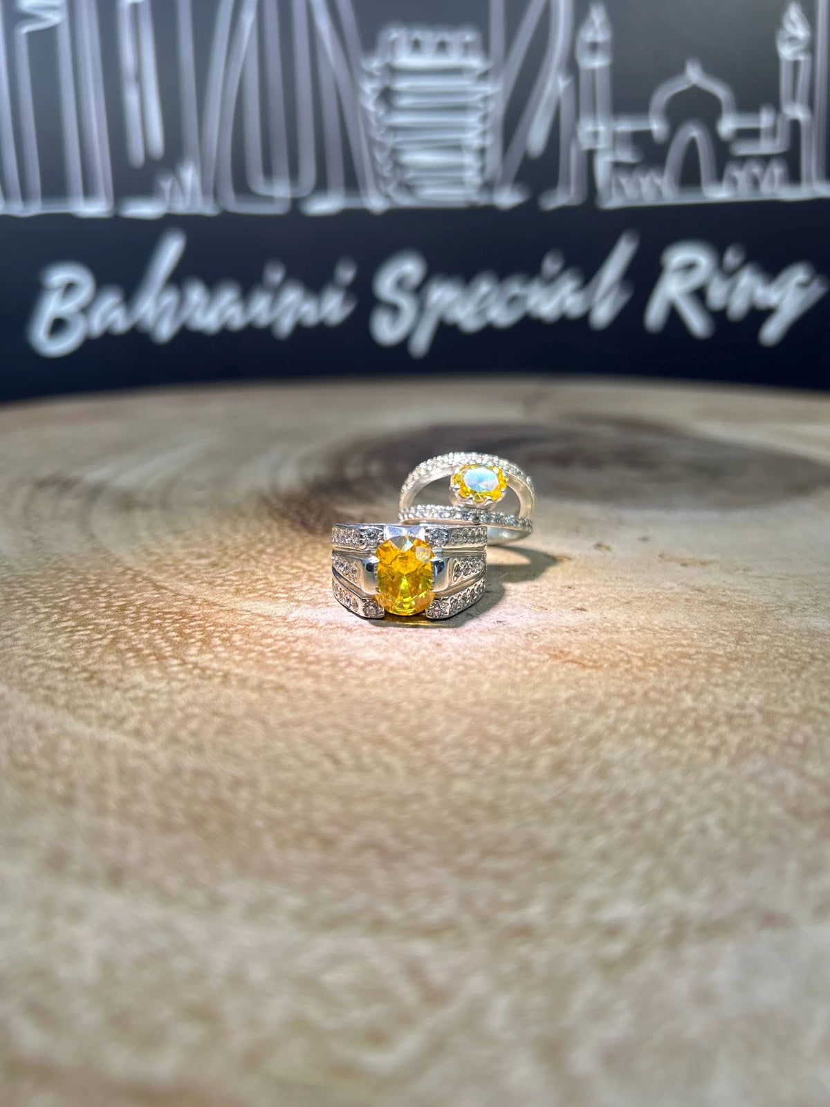 Yellow Topaz · Couple Rings — original Instagram view 4