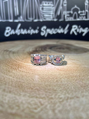 Pink Zircon · Couple Rings — original Instagram view 2