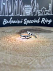 Blue Zircons & White zircons · Couple Rings — original Instagram view 3